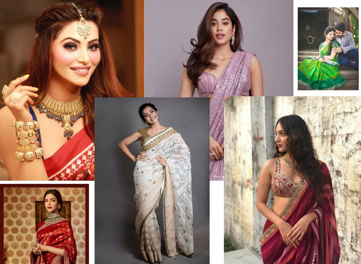 Beautiful Sexy Bengali Model Waring Saree Stock Photo 2283192847 |  Shutterstock